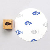 Stempel Fisch Perlenfischer